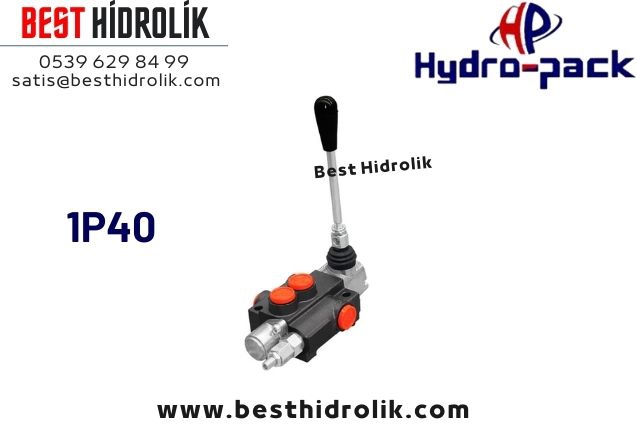 1/2 40 LT TEKLİ HİDROPACK KUMANDA KOLU 1P40