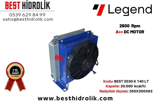 140 LT FANLI HİDROLİK YAĞ SOĞUTUCU 24 V DC ( 2030 )