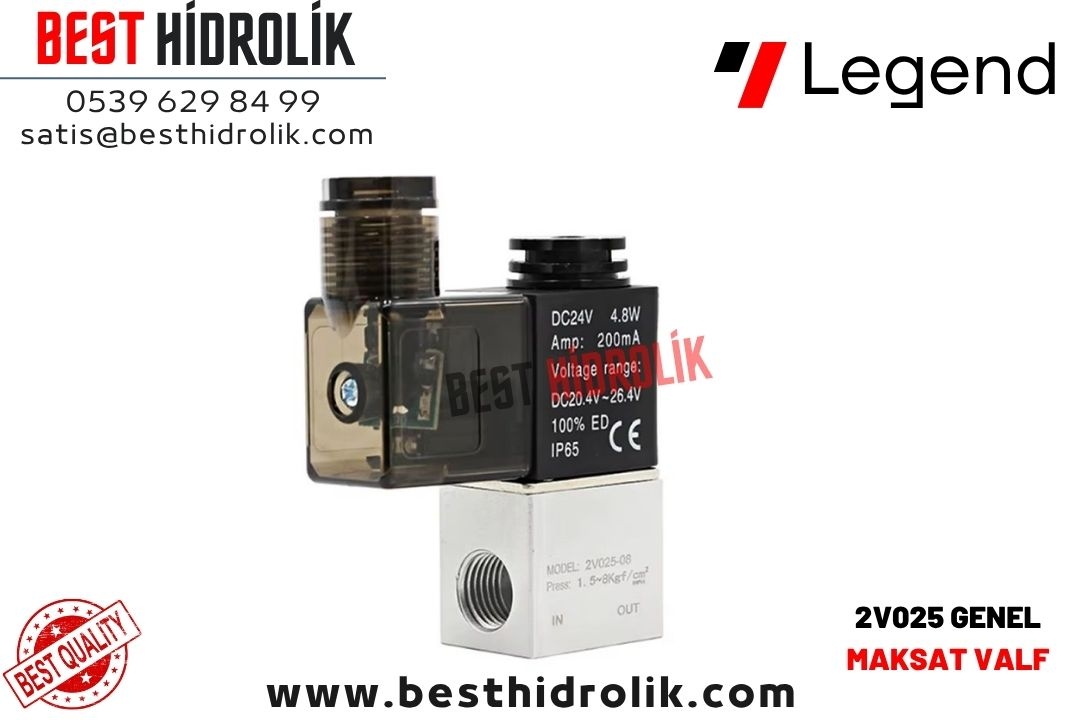 1/4 2-2  METAL GÖVDE GENEL MAKSAT VALF  N.K