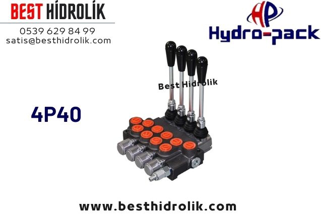 1/2 40 LT DÖRTLÜ  HİDROPACK KUMANDA KOLU 4P40