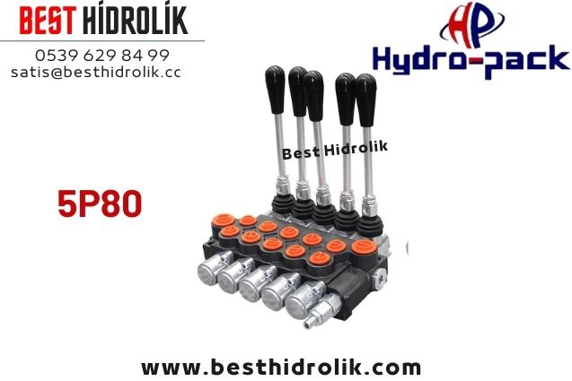 1/2 80 LT BEŞLİ  HİDROPACK KUMANDA KOLU 5P80