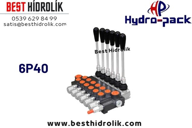 1/2 40 LT ALTILI  HİDROPACK KUMANDA KOLU 6P40