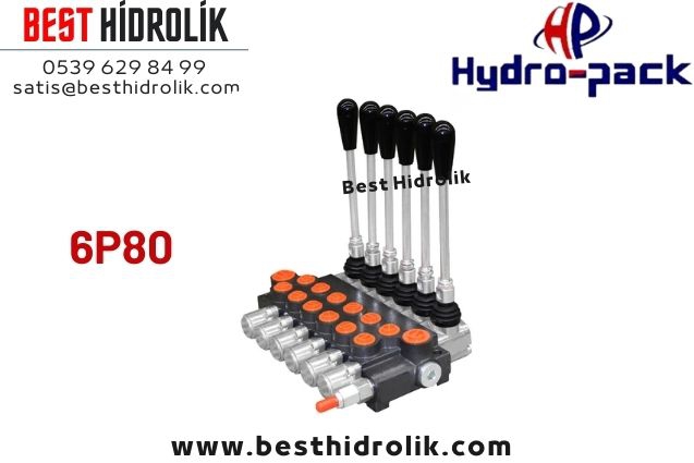 1/2 80 LT ALTILI HİDROPACK KUMANDA KOLU 6P80