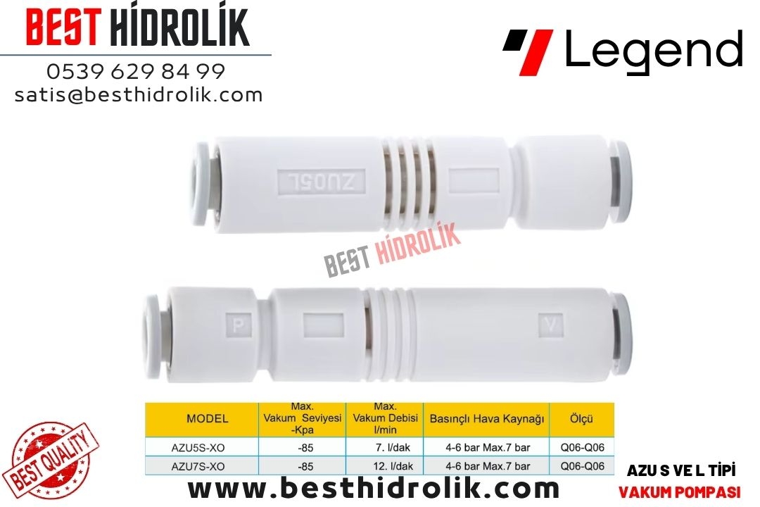 12.l/dak TEMEL VAKUM POMPASI (S TİPİ)