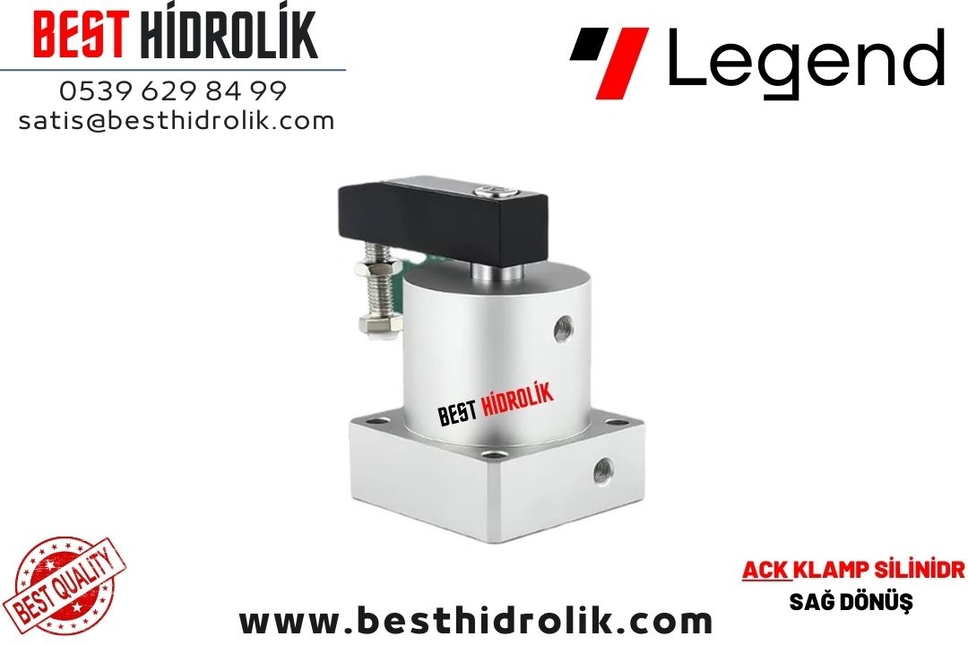 ACK Ø25  180°İNİŞ SAĞ DÖNÜŞ KLAMP SİLİNDİR