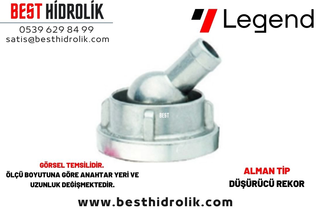 2” x 1” Alman Tip Alüminyum Düşürücü Rekor