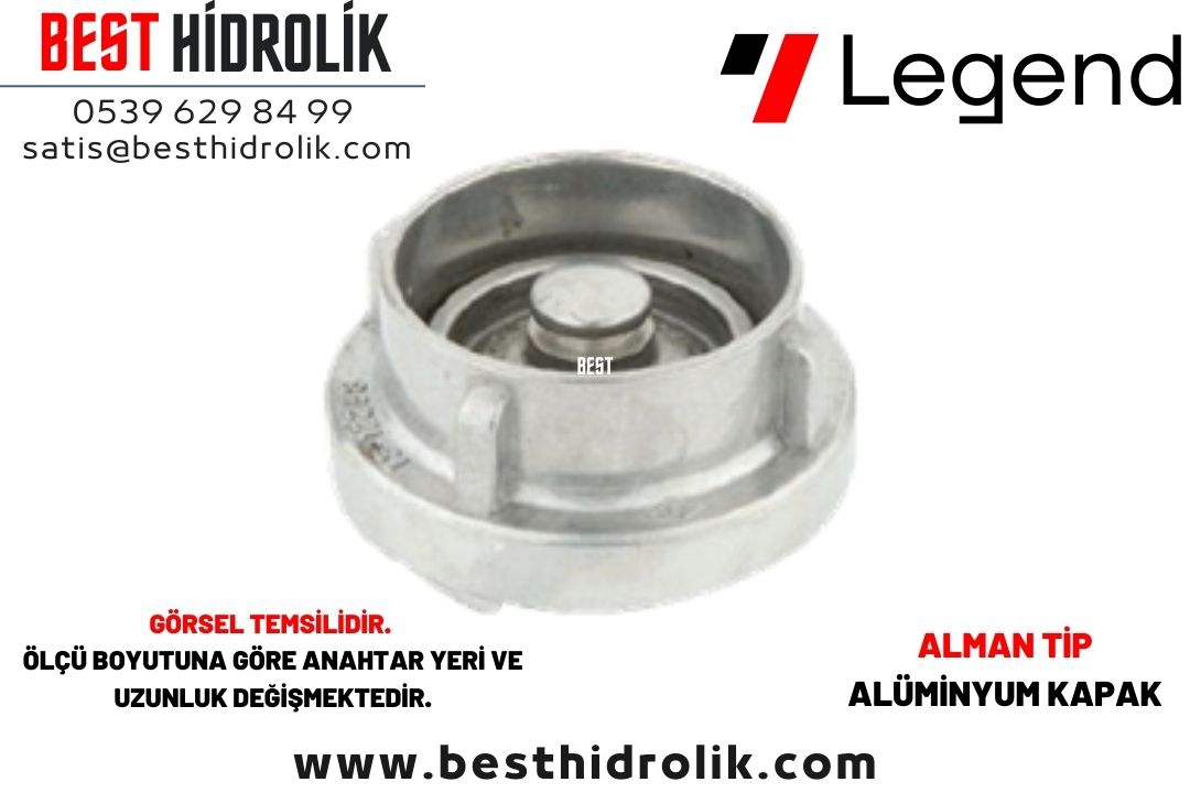 4” Alman Tip Alüminyum Kapak