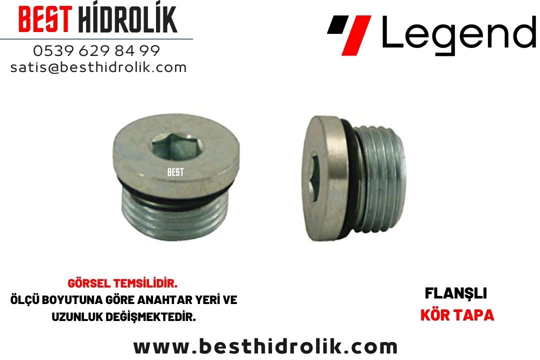 3/8” Flanşlı Alyan Kör Tapa