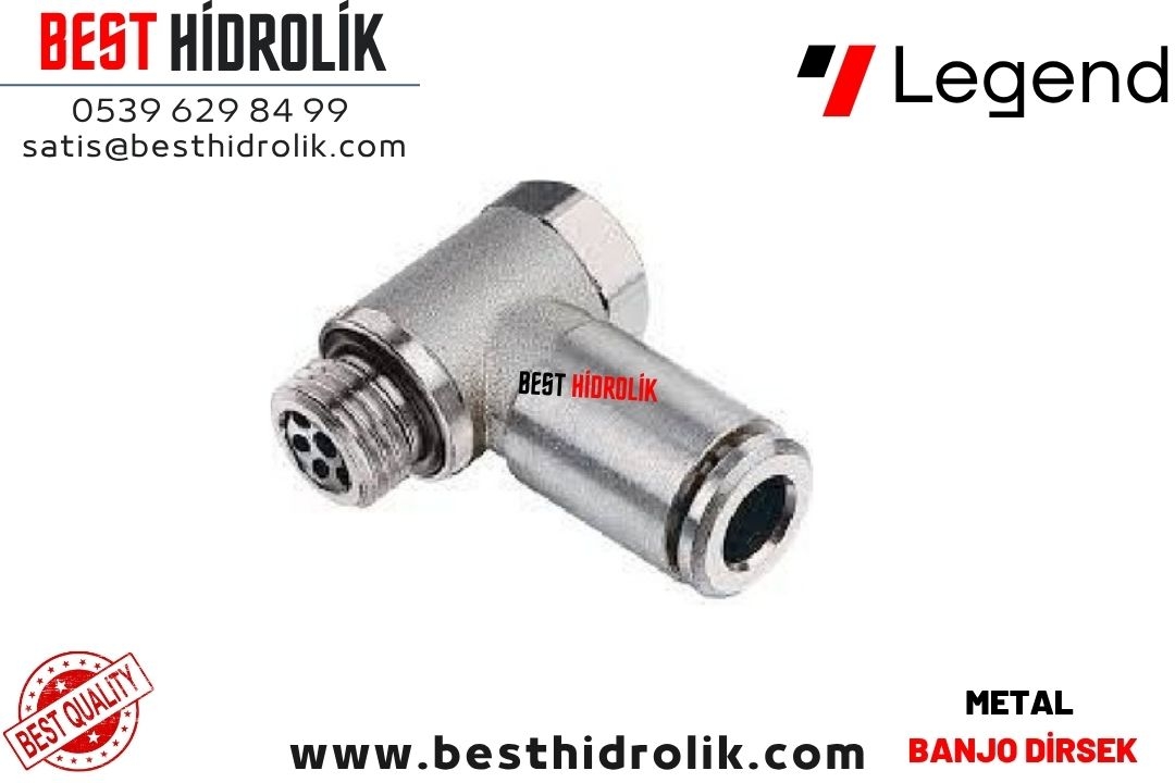 1/4-06 METAL KISA TİP DİRSEK  (BANJO)