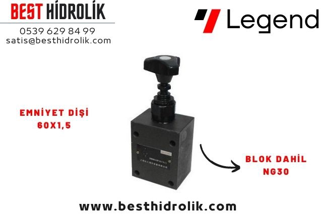 NG30 DİREKT UYARLI BASINÇ EMNİYET VALFİ 315 BAR