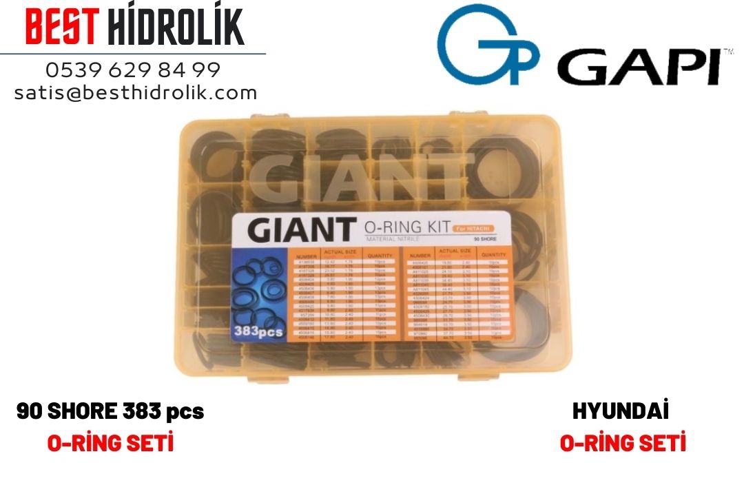 ORİNG SETİ BOX-HYUNDAI O-RİNG KIT 90 SHORE