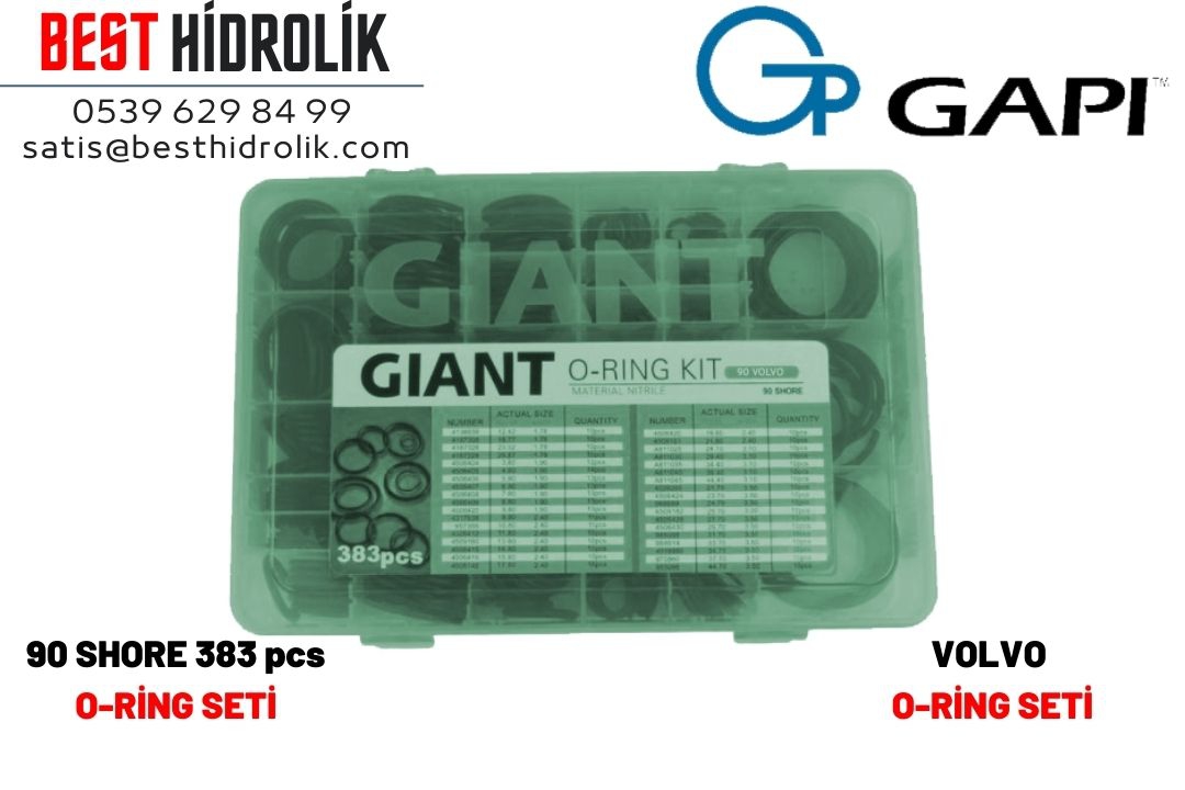 ORİNG SETİ BOX-VOLVO ORİNG KIT 90 SHORE
