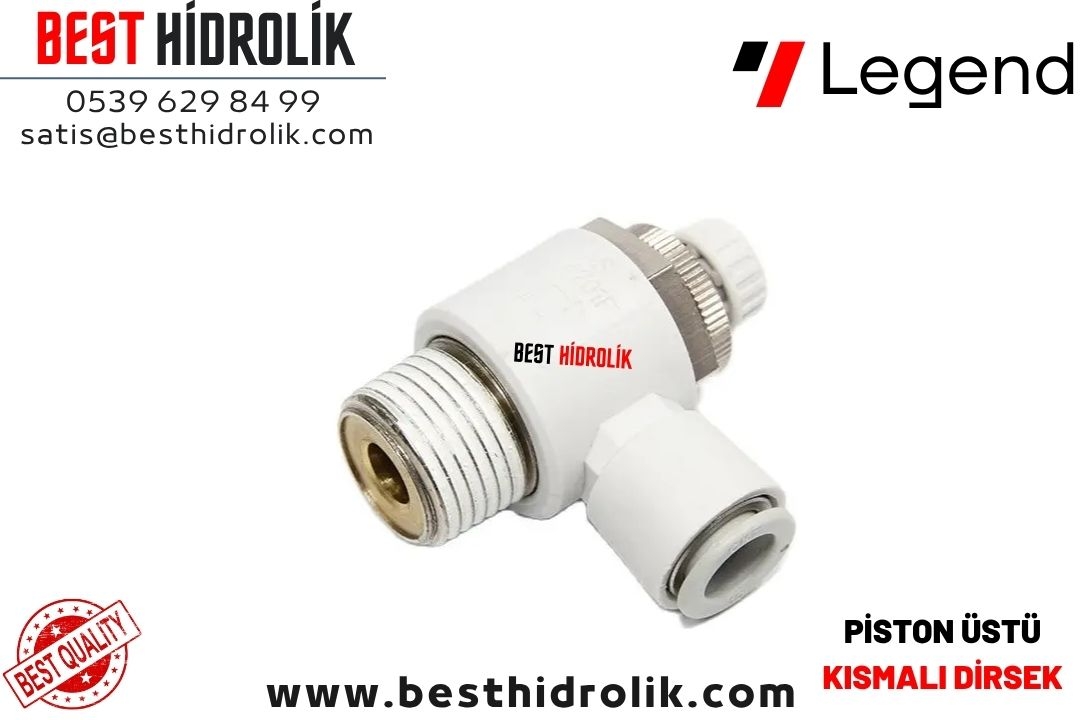 1/4-08 MM PİSTON ÜSTÜ KISMALI DİRSEK HIZ AYAR