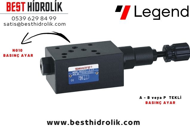 NG 10 P HATTI MOD. BASINÇ AYAR VALFİ