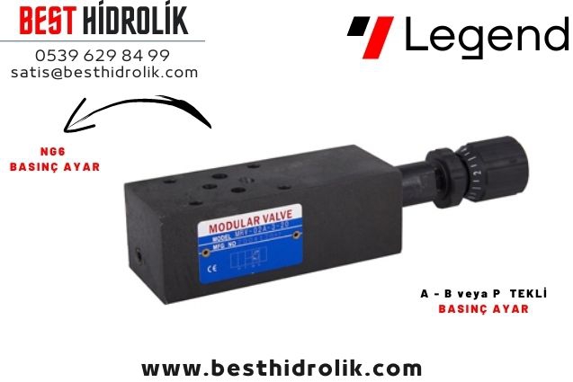 NG 6 B HATTI MOD. BASINÇ AYAR VALFİ