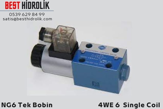 NG6 TEK BOBİN KAPALI GEÇİŞ YÖN KONTROL VALFİ