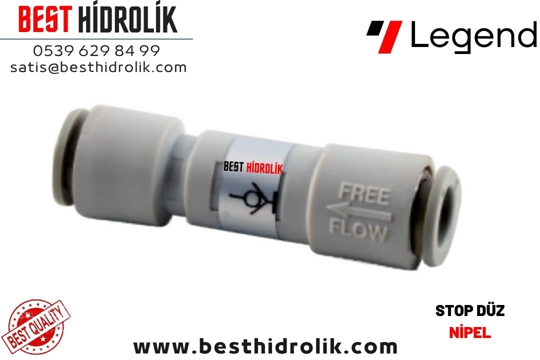 8MM STOP DÜZ NİPEL
