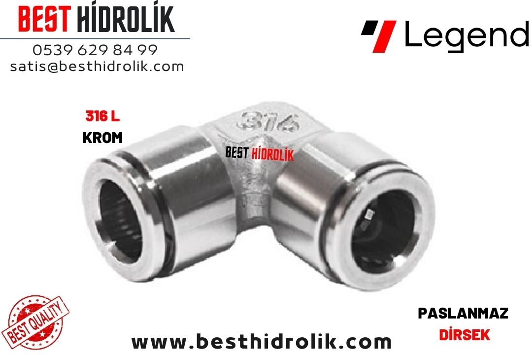12MM PASLANMAZ L DİRSEK