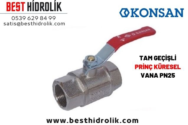 2 1/2’’ Prinç Küresel Vana PN25 KONSAN