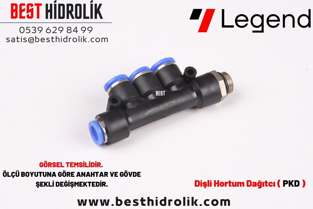 1/4-06 MM DÖRTLÜ DAĞITICI ( PLASTİK )