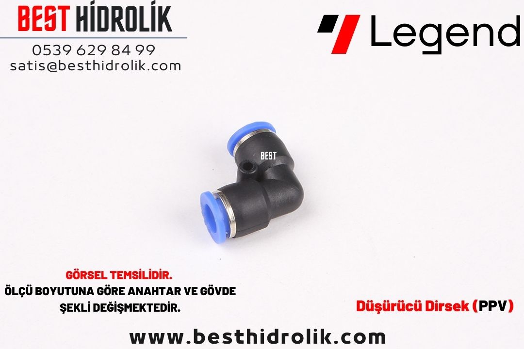 10-08 MM DÜŞÜRÜCÜ DİRSEK ( PLASTİK )
