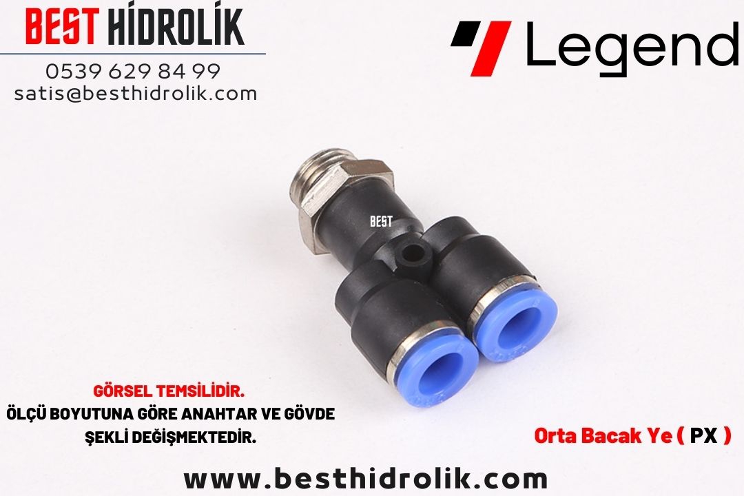 1/2-12 MM ORTA BACAK YE ( PLASTİK )