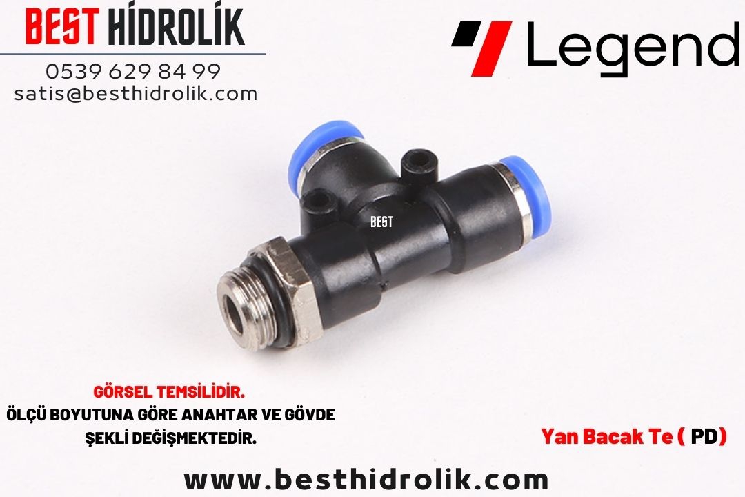 1/4-8 mm YAN BACAK TE ( PLASTİK )