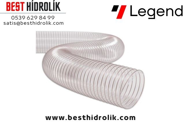 3 inçØ 76 mm POLİÜRETAN PU 70 Talaş Emme Hortumu 10 MT