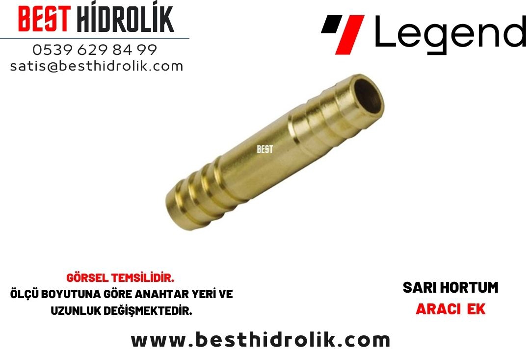 10 mm Sarı Hortum Aracı Ek
