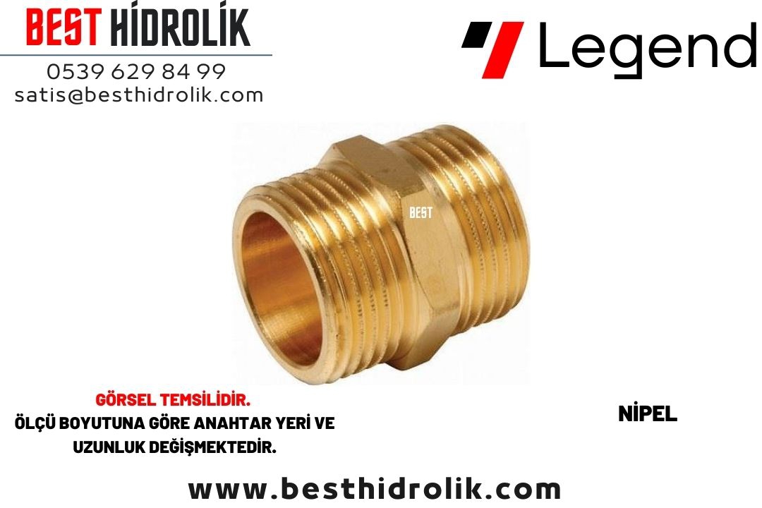 1 1/2” Sarı Nipel