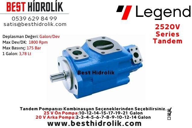 V SERİSİ ENDÜSTRİYEL PALETLİ TANDEM POMPA