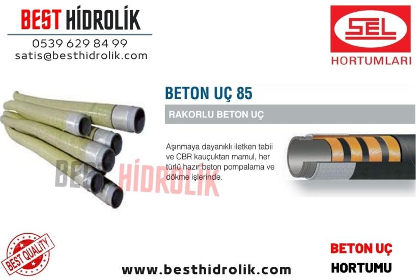 BETON UÇ 85 4’’ X 1.5 mt TEK UCU RAKORLU