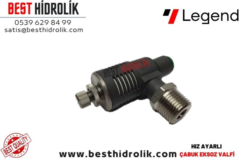 1/8-08 HIZ AYARLI ÇABUK EKSOZ VALFİ