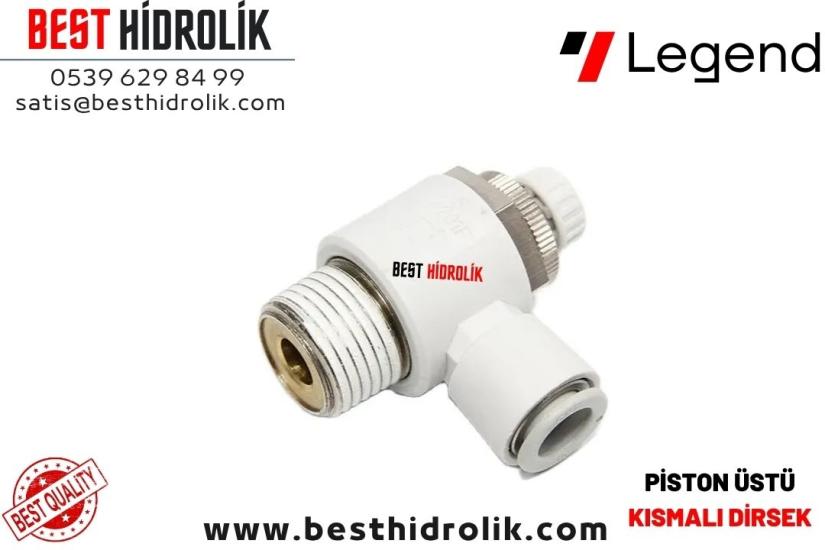 1/8-04 PİSTON ÜSTÜ TORNAVİDA BAŞLI KISMALI DİRSEK HIZ AYAR