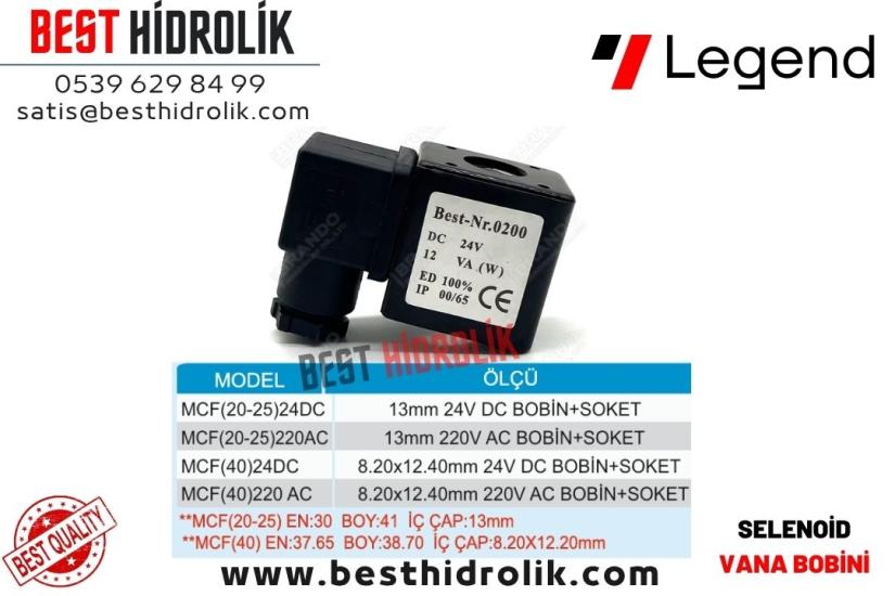 13 MM 220V AC BOBİN+SOKET