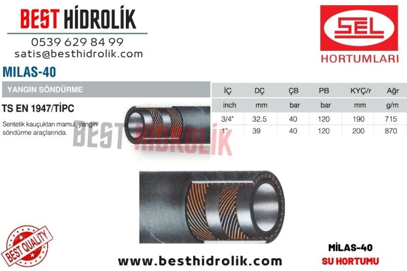 MILAS-40 3/4 ’’ YANGIN SÖNDÜRME HORTUMU