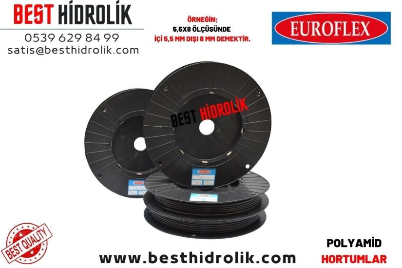 2x4 mm POLYAMİD KEMİK HORTUM SİYAH