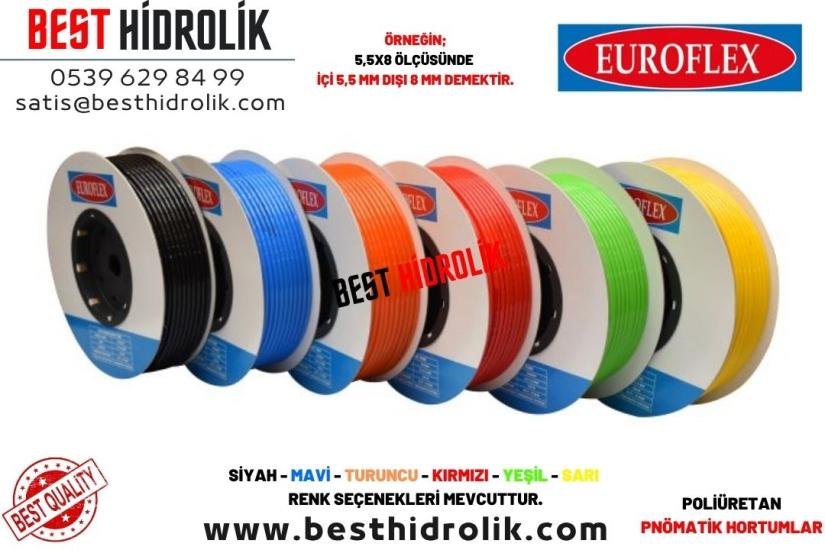 1,5x3 mm POLİÜRETAN PNÖMATİK HAVA HORTUMU