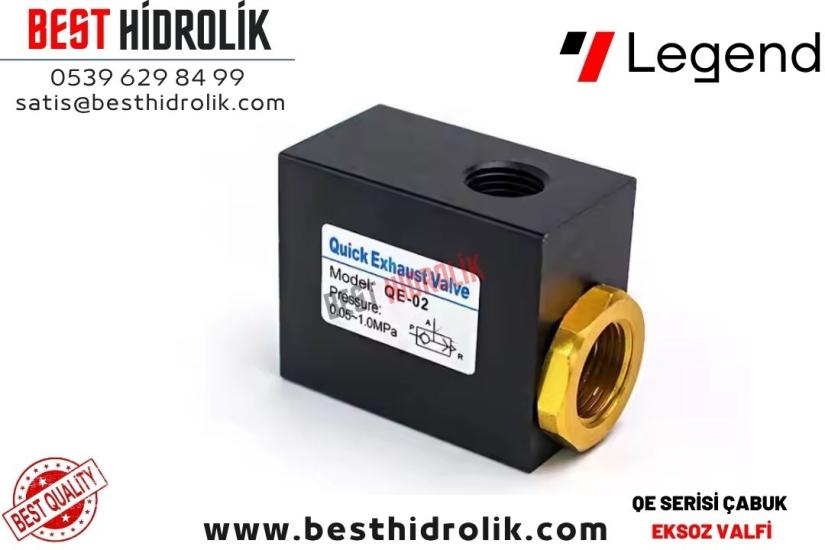 1/8 HAT TİPİ ÇABUK EKSOZ VALFİ