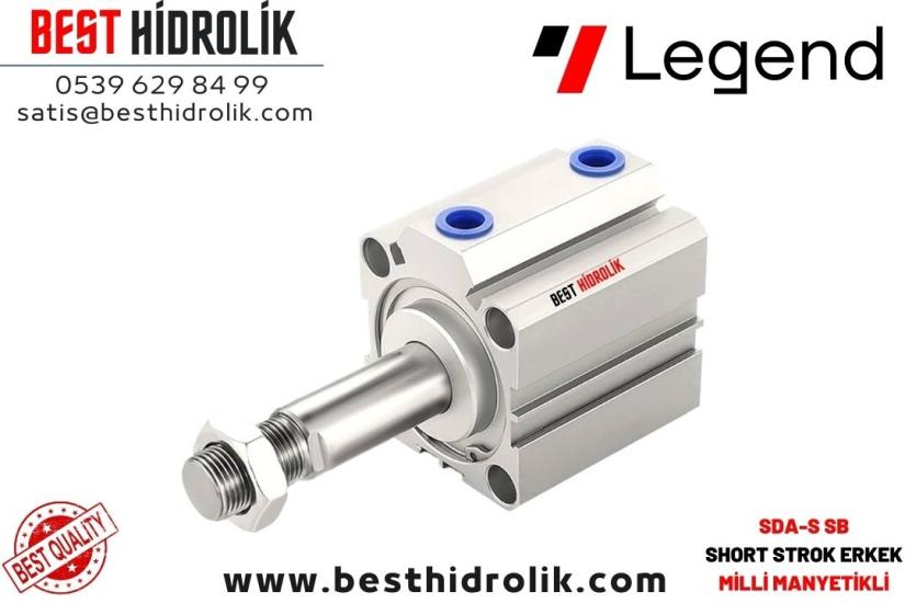SDA-S B 100X50 M26X1.5 ERKEK MİLLİ  MANYETİK SHORT SLNDİR