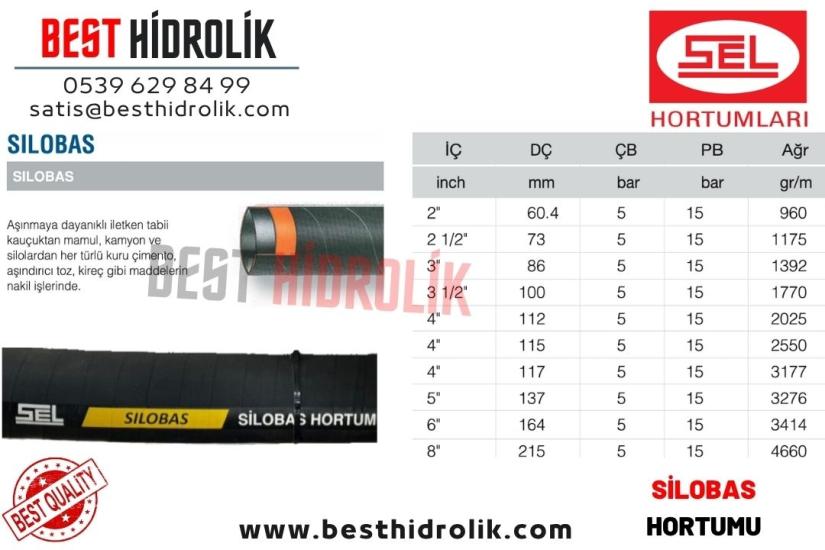 SEL 2’’ ( Dış Çapı: 60.4 mm ) SİLOBAS HORTUMU