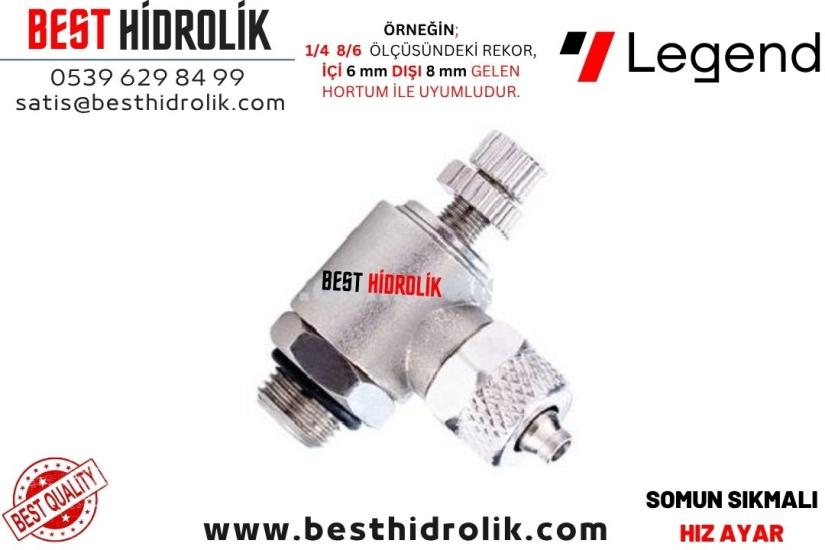 1/8 6/4 SOMUNLU KISMALI DİRSEK