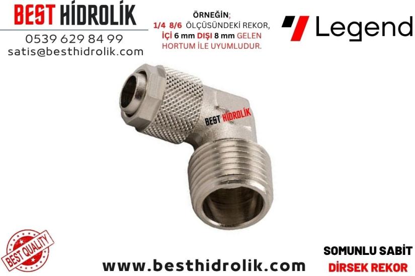 1/8-6/4 SOMUNLU SABİT DİRSEK