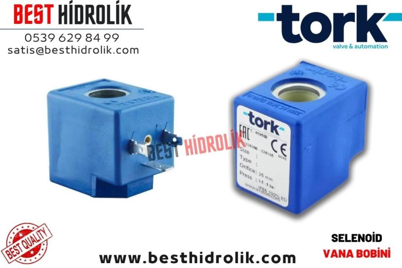 TORK Selenoid Vana Büyük Bobin 12 - 24 - 48  / 110 -  220 VAC / DC