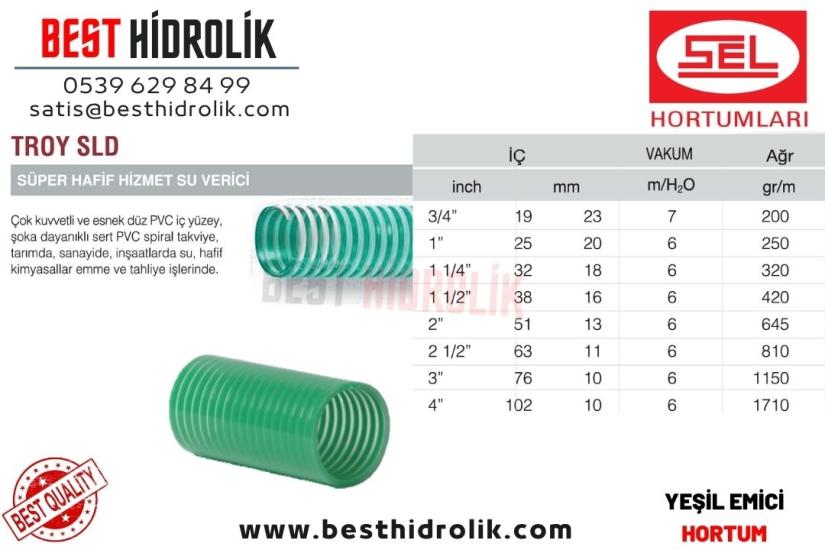 SEL 3/4 ’’ TROY SLD SÜPER HAFİF HİZMET SU VERİCİ