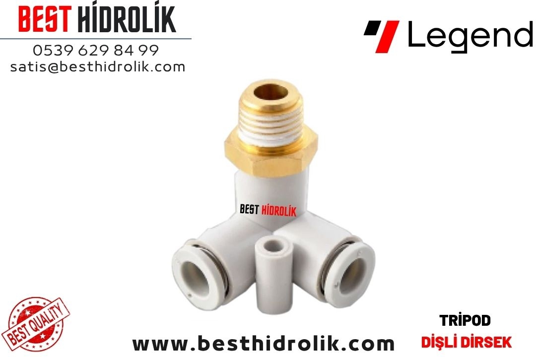 1/2-10 TRİPOD DİŞLİ DİRSEK