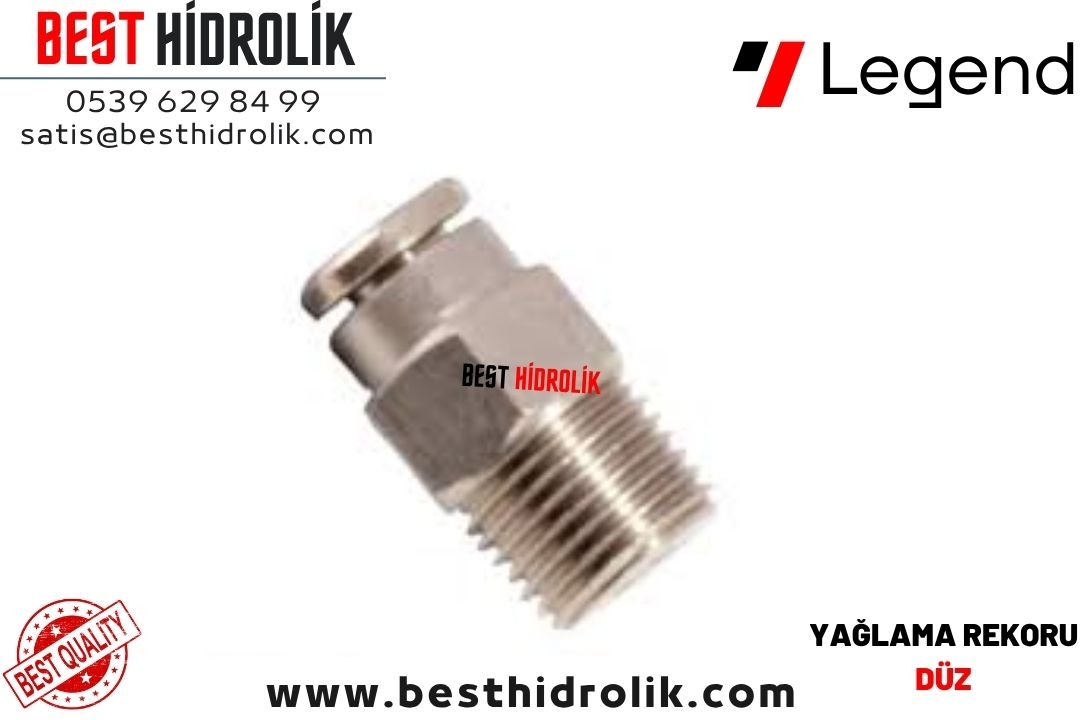 M6*1-04 METAL YAĞLAMA DÜZ REKOR