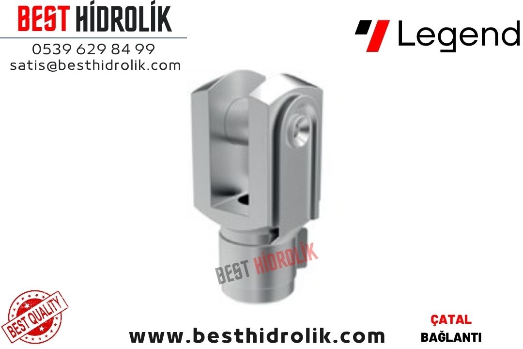 Ø20 LİK PİSTON ÇATAL BAĞLANTI (KLİPSLi) M8x1.25